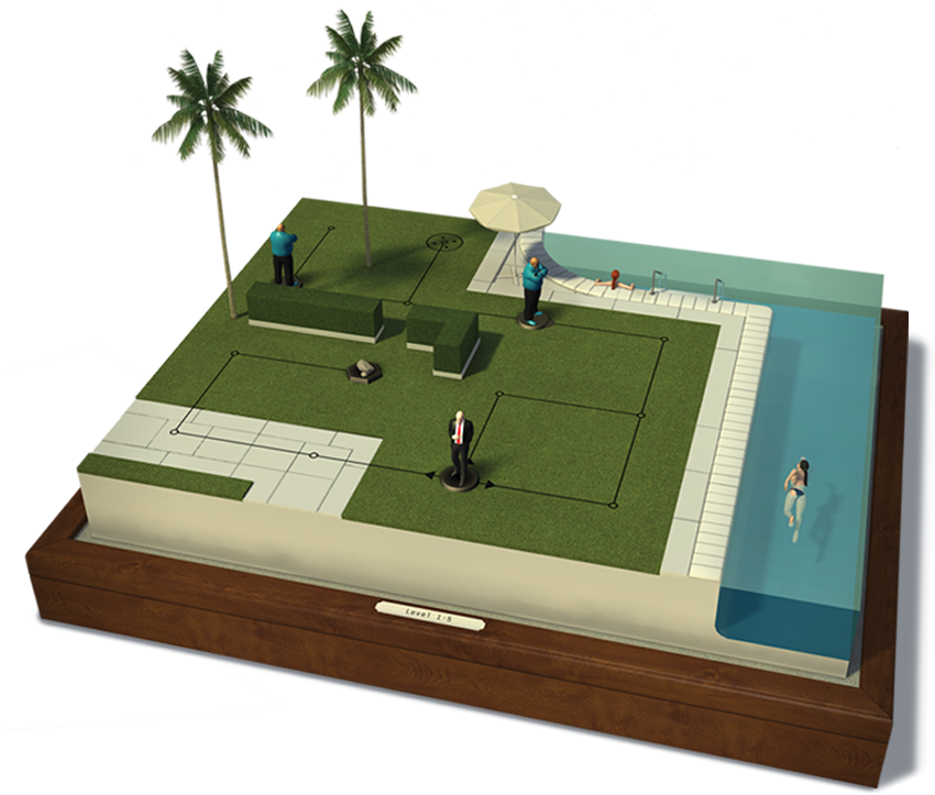 Hitman GO Game Board